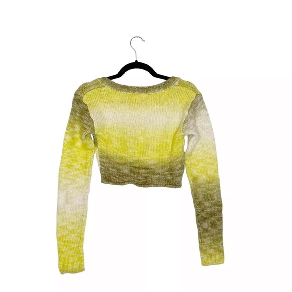For Love & Lemons Women's Green and Yellow Jumper NWT - Picture 4 of 6